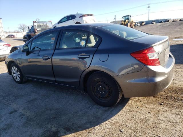 Photo 2 from auction – 2012 HONDA CIVIC LX with VIN 2HGFB2F50CH303414