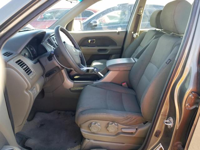 Photo 7 from auction – 2007 HONDA PILOT LX with VIN 5FNYF28177B035267