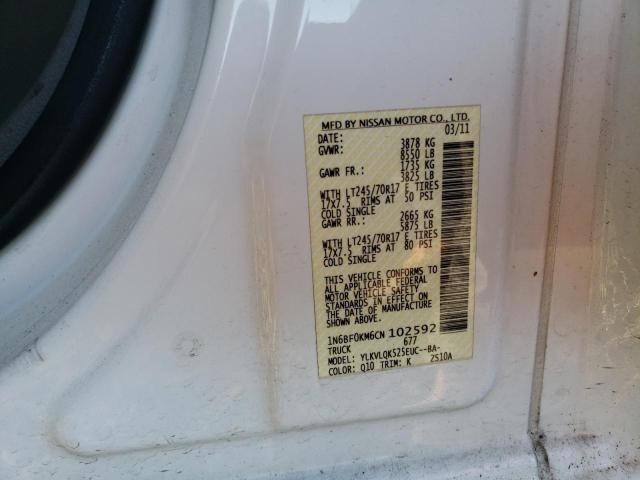 Photo 9 from auction – 2012 NISSAN NV 1500 with VIN 1N6BF0KM6CN102592