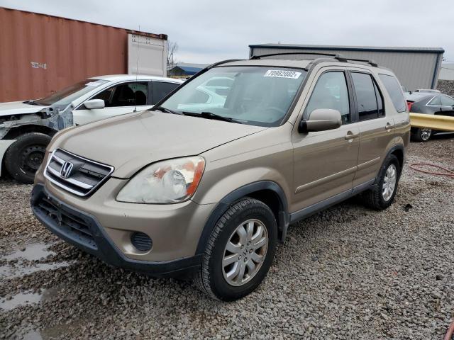 HONDA CR-V SE 2006 with VIN SHSRD78956U439205 - Photo from auction