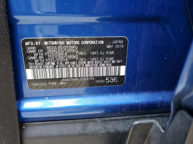 Photo 14 from auction – 2018 MITSUBISHI ECLIPSE CR with VIN JA4AT4AA5JZ068764