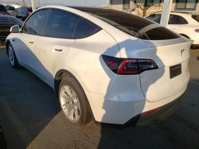Photo 2 from auction – 2020 TESLA MODEL Y with VIN 5YJYGDEE7LF048045