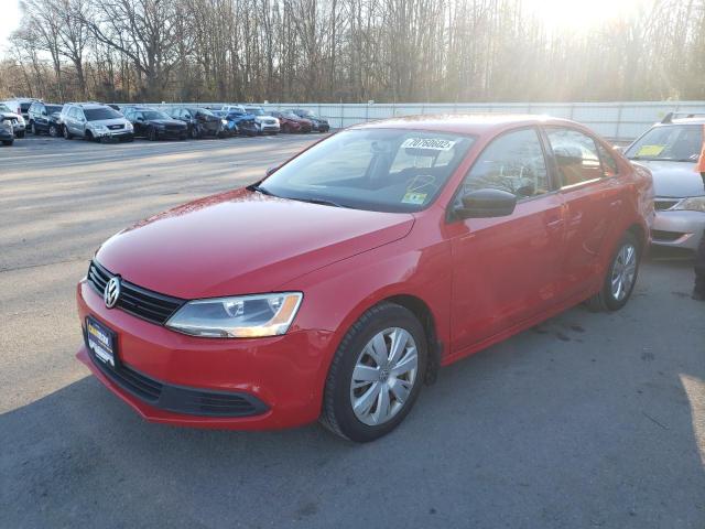 VOLKSWAGEN JETTA BASE 2012 with VIN 3VW1K7AJXCM381935 - Photo from auction