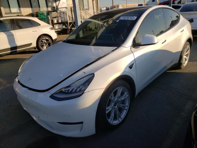 TESLA MODEL Y 2020 with VIN 5YJYGDEE7LF048045 - Photo from auction