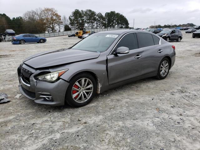 INFINITI Q50 BASE 2014 with VIN JN1BV7AP6EM692072 - Photo from auction