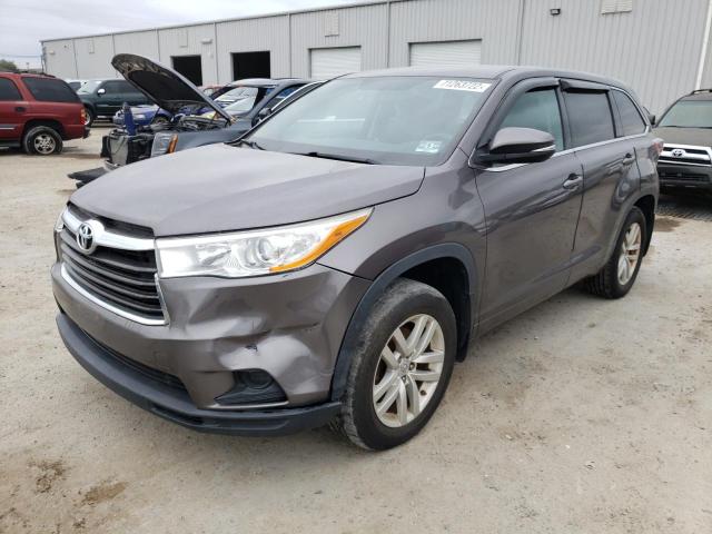 TOYOTA HIGHLANDER 2014 with VIN 5TDBKRFH0ES045321 - Photo from auction