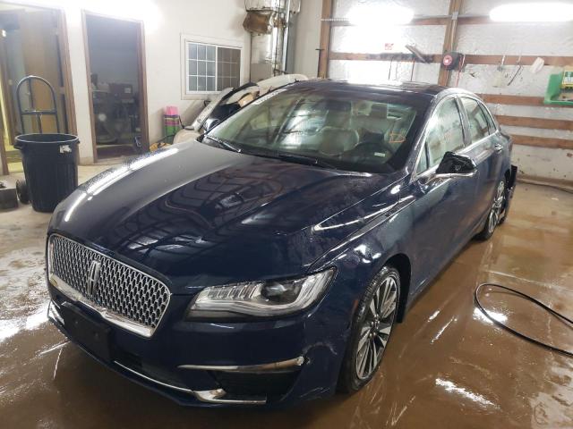 LINCOLN MKZ RESERV 2019 with VIN 3LN6L5F98KR631744 - Photo from auction