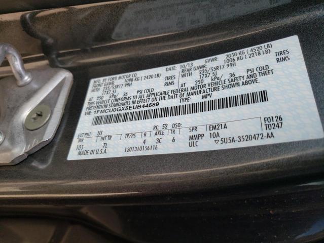 Photo 14 from auction – 2014 FORD ESCAPE SE with VIN 1FMCU0GX5EUB44689