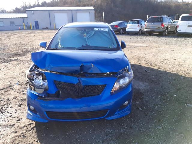 Photo 5 from auction – 2009 TOYOTA COROLLA BA with VIN 2T1BU40E09C159295