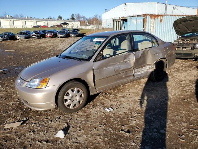 HONDA CIVIC LX 2002 with VIN 2HGES16552H564722 - Photo from auction