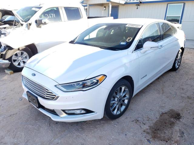 FORD FUSION SE 2017 with VIN 3FA6P0LU1HR409386 - Photo from auction