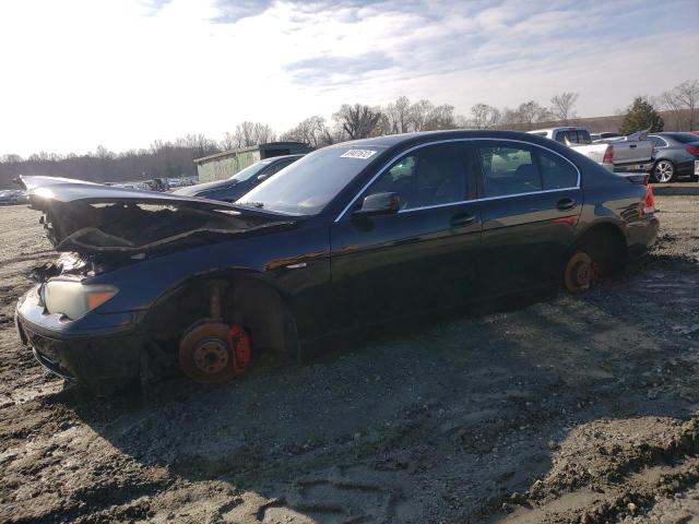 BMW 745 I 2004 with VIN WBAGL63434DP70292 - Photo from auction