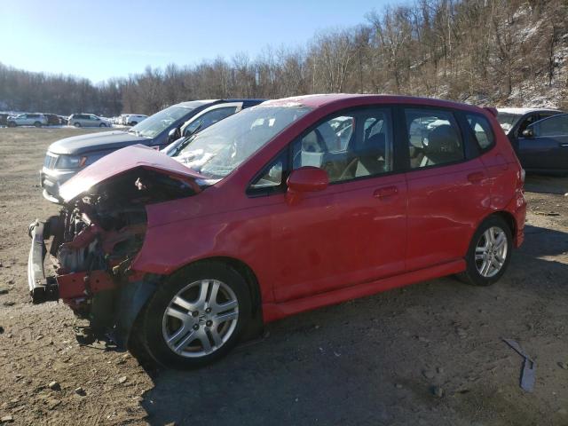 HONDA FIT S 2007 with VIN JHMGD38697S037347 - Photo from auction