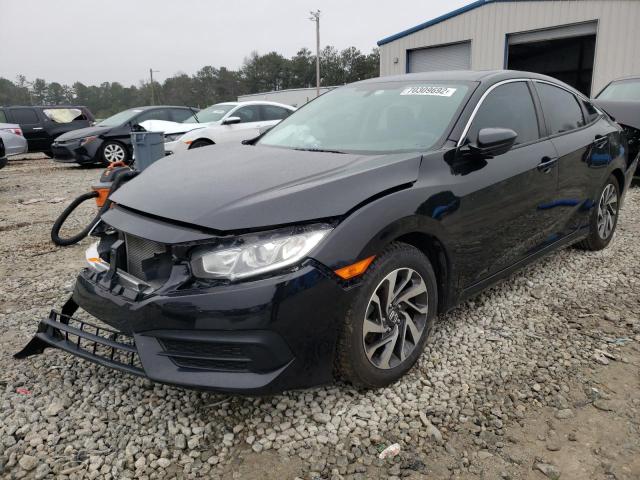 HONDA CIVIC EX 2017 with VIN 19XFC2F75HE076530 - Photo from auction