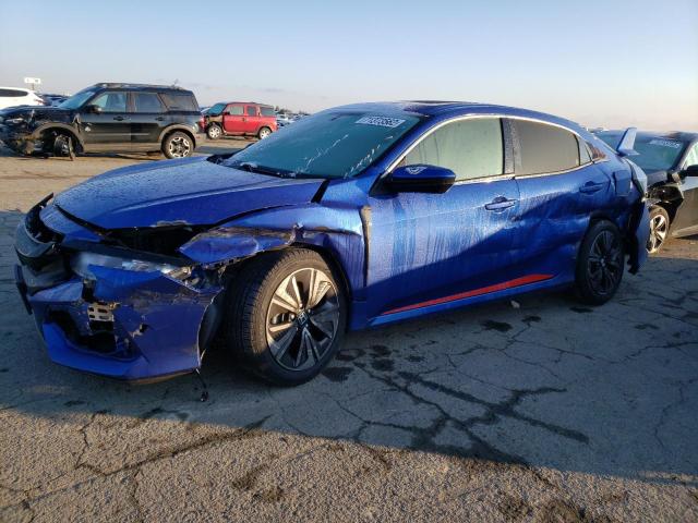HONDA CIVIC EX 2018 with VIN SHHFK7H54JU431827 - Photo from auction