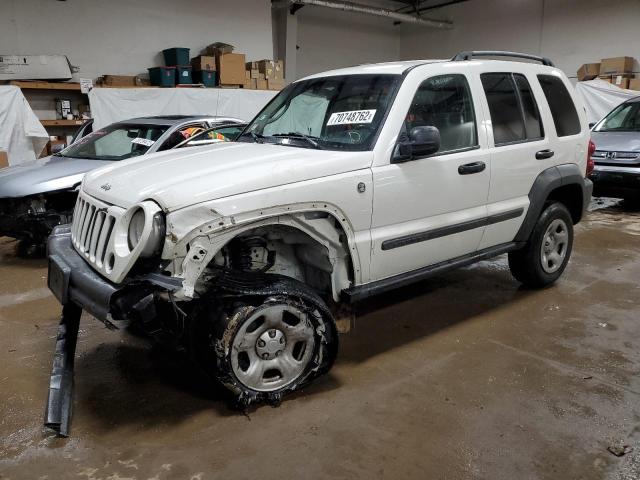Photo 1 from auction – 2007 JEEP LIBERTY SP with VIN 1J4GL48K07W603437