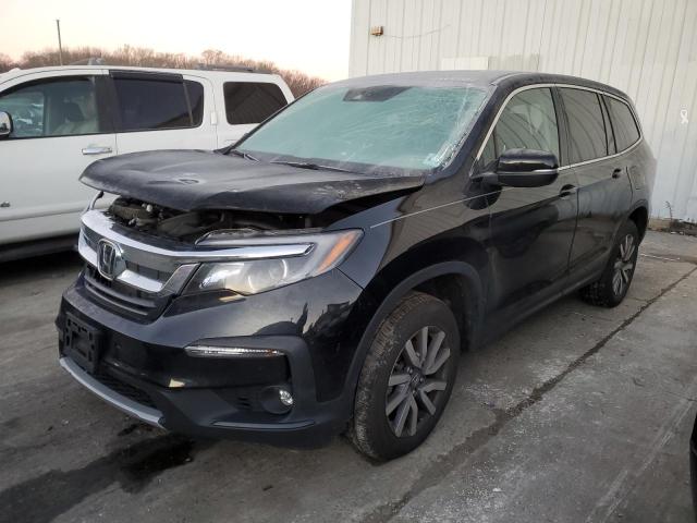 HONDA PILOT EXL 2021 with VIN 5FNYF6H57MB076374 - Photo from auction