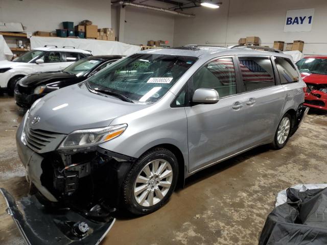 TOYOTA SIENNA XLE 2015 with VIN 5TDYK3DC2FS550227 - Photo from auction