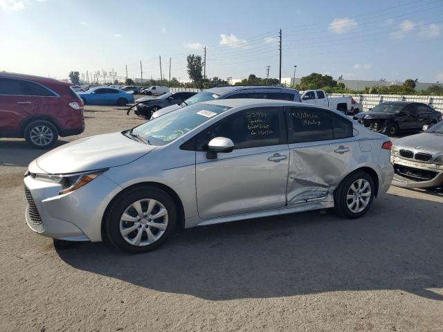 TOYOTA COROLLA LE 2021 with VIN 5YFEPMAE7MP147723 - Photo from auction