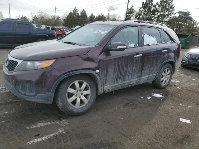 KIA SORENTO LX 2013 with VIN 5XYKTDA2XDG368595 - Photo from auction