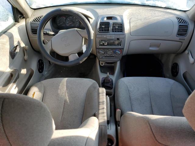 Photo 8 from auction – 2001 HYUNDAI ACCENT GL with VIN KMHCG45C81U215618