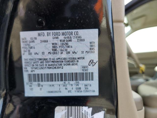 Photo 14 from auction – 2008 FORD ESCAPE XLT with VIN 1FMCU93178KD83912