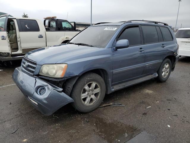 TOYOTA HIGHLANDER 2002 with VIN JTEGF21A920032833 - Photo from auction