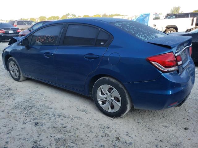 Photo 2 from auction – 2013 HONDA CIVIC LX with VIN 19XFB2F56DE025341