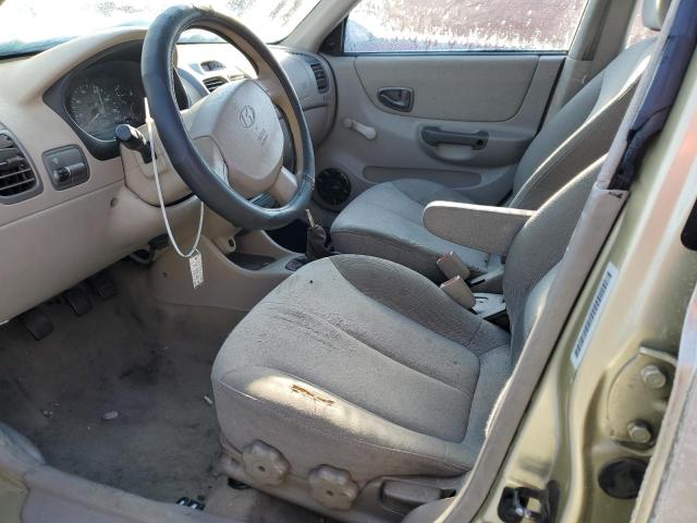 Photo 7 from auction – 2001 HYUNDAI ACCENT GL with VIN KMHCG45C81U215618