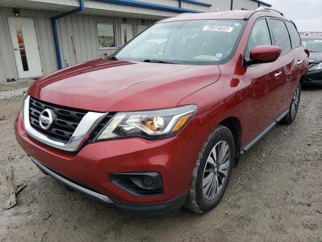 NISSAN PATHFINDER 2017 with VIN 5N1DR2MN4HC632496 - Photo from auction