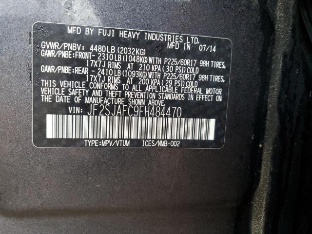 Photo 14 from auction – 2015 SUBARU FORESTER 2 with VIN JF2SJAFC9FH484470