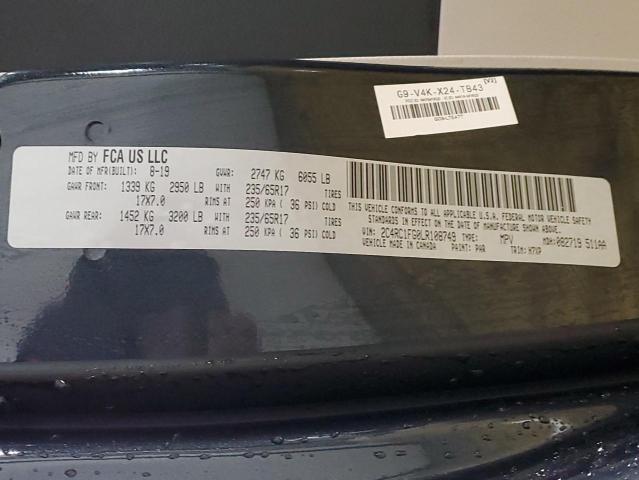 Photo 14 from auction – 2020 CHRYSLER PACIFICA T with VIN 2C4RC1FG0LR108749