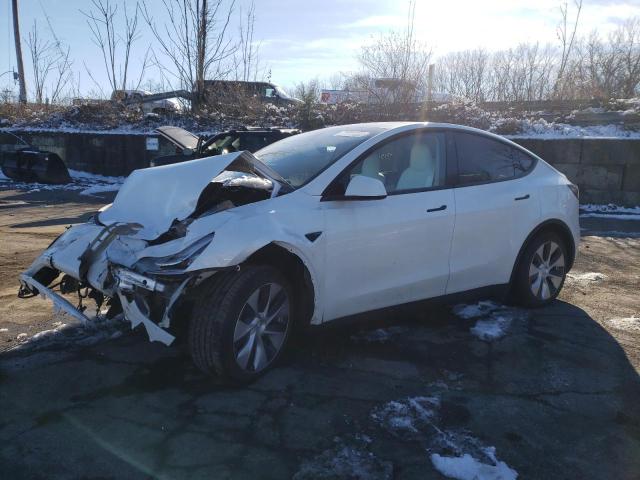 TESLA MODEL Y 2021 with VIN 5YJYGDEE3MF202719 - Photo from auction