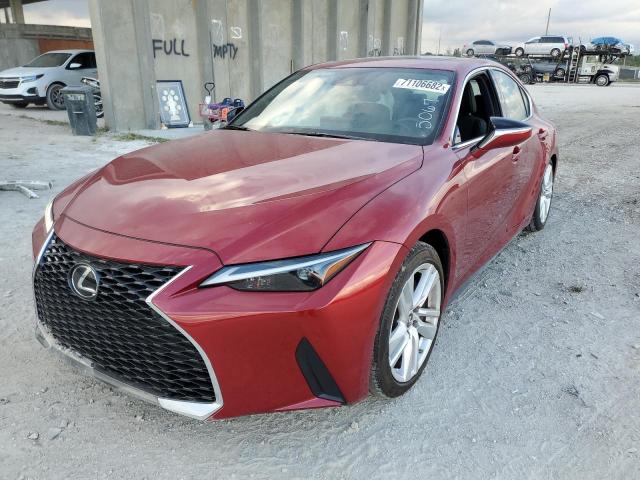 LEXUS IS 300 2021 with VIN JTHCA1D29M5115067 - Photo from auction