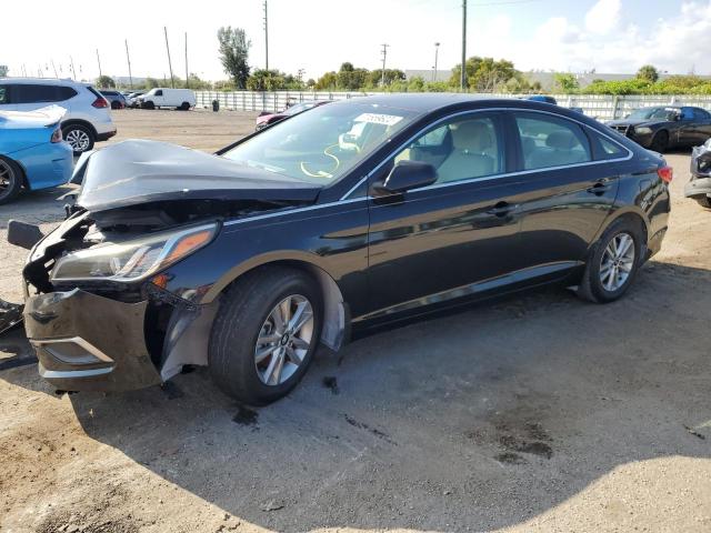 HYUNDAI SONATA SE 2017 with VIN 5NPE24AF6HH469974 - Photo from auction
