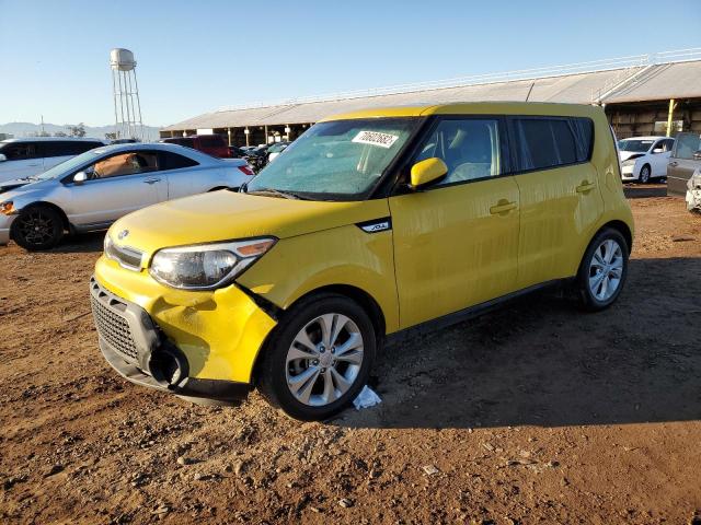KIA SOUL + 2015 with VIN KNDJP3A50F7193911 - Photo from auction