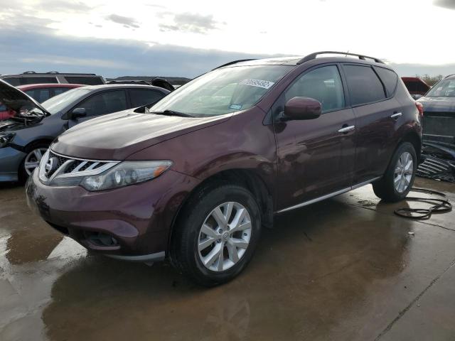 NISSAN MURANO S 2014 with VIN JN8AZ1MW9EW525937 - Photo from auction