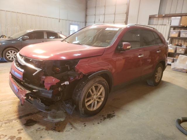 KIA SORENTO LX 2015 with VIN 5XYKT3A62FG660581 - Photo from auction