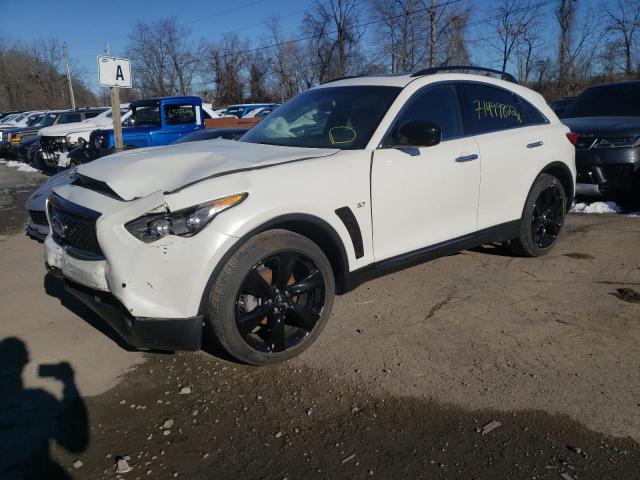 INFINITI QX70 2017 with VIN JN8CS1MW2HM410044 - Photo from auction