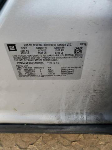Photo 14 from auction – 2015 CHEVROLET EQUINOX LS with VIN 2GNALAEK6F1102595
