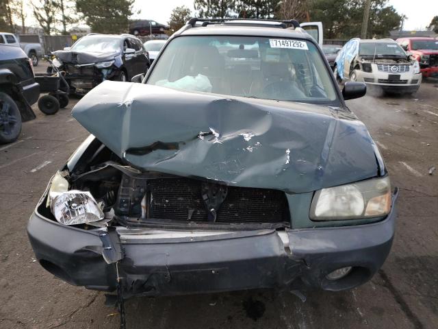 Photo 5 from auction – 2005 SUBARU FORESTER 2 with VIN JF1SG63655H714650