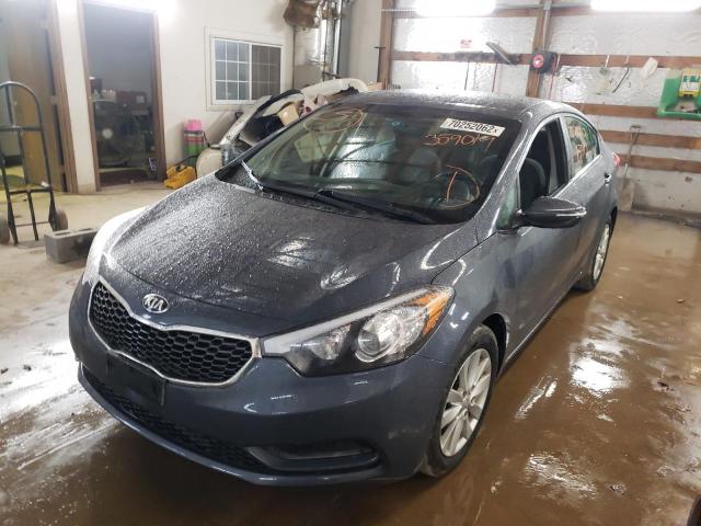 KIA FORTE LX 2015 with VIN KNAFX4A64F5359019 - Photo from auction