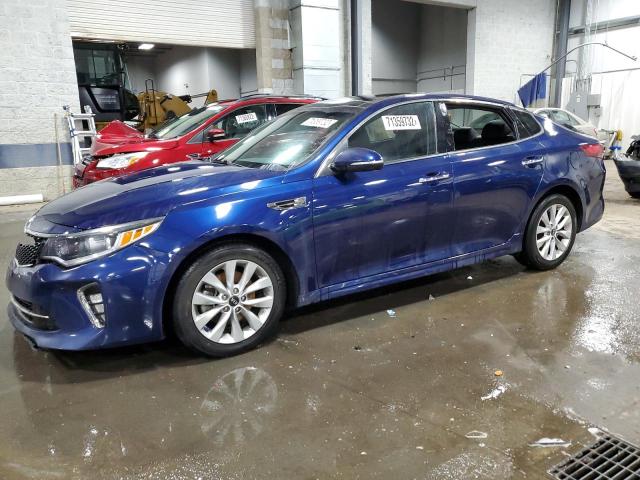 KIA OPTIMA LX 2018 with VIN 5XXGT4L37JG217628 - Photo from auction
