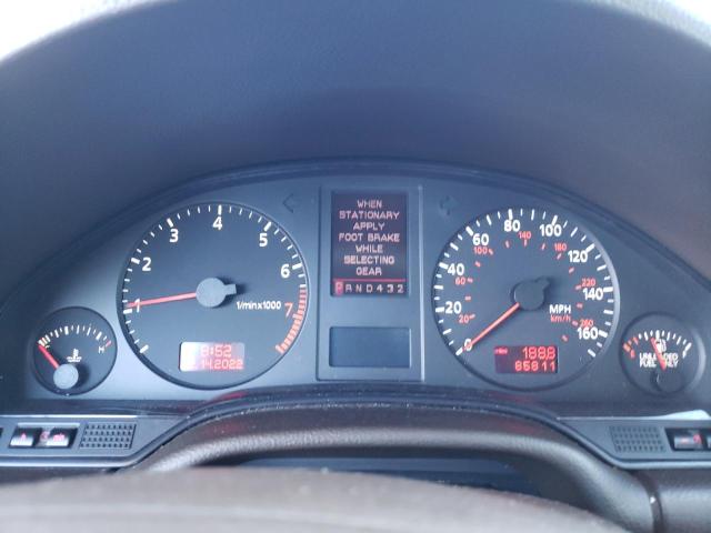 Photo 9 from auction – 2000 AUDI A8 QUATTRO with VIN WAUFL54D8YN007575