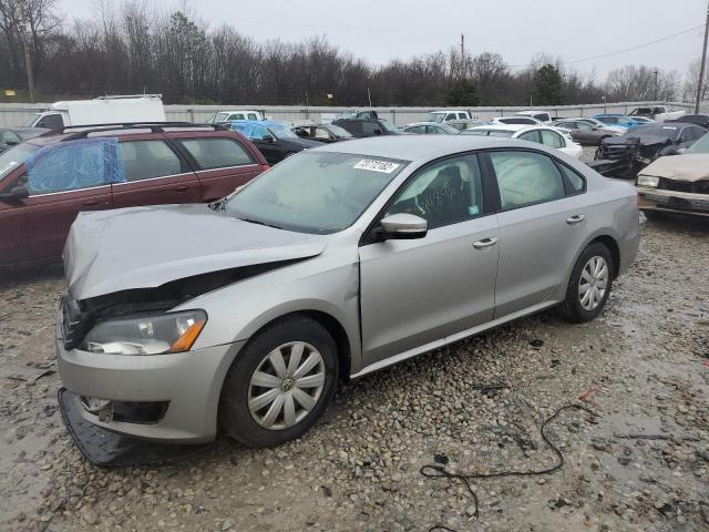 Photo 1 from auction – 2013 VOLKSWAGEN PASSAT S with VIN 1VWAP7A31DC101275