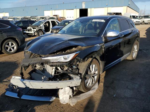 INFINITI QX50 LUXE 2021 with VIN 3PCAJ5BB2MF124503 - Photo from auction