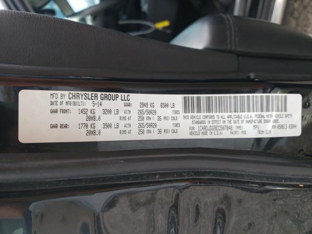 Photo 14 from auction – 2014 DODGE DURANGO LI with VIN 1C4RDJDG9EC507848