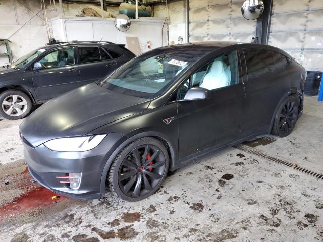 TESLA MODEL X 2016 with VIN 5YJXCAE49GFS00409 - Photo from auction