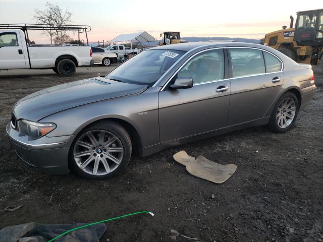 BMW 745 LI 2005 with VIN WBAGN63575DS57633 - Photo from auction