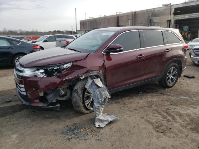 Photo 1 from auction – 2019 TOYOTA HIGHLANDER with VIN 5TDBZRFH4KS924859